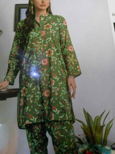SAPHAIRE pop all over printed 9070 lawn two piece