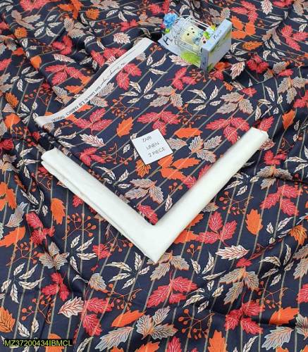 2 pic unstitch woman linen printed sot