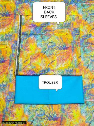 2 pis fbric  digital drss luwn drss