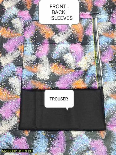 2 pis fbric  digital drss luwn drss