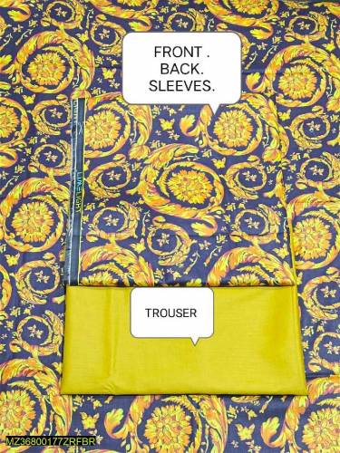 2 pis fbric  digital drss luwn drss