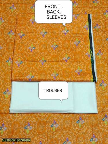 2 pis fbric  digital drss luwn drss