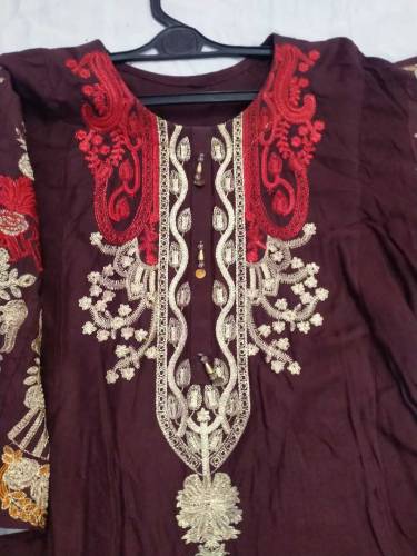 Embroidered Butterfly Style - Frock