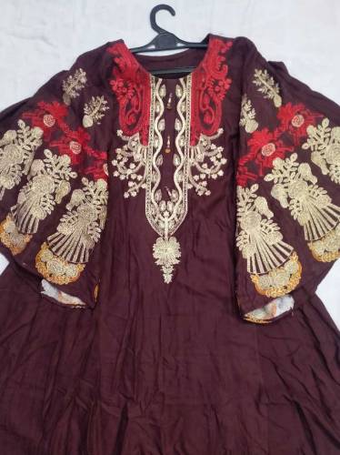 Embroidered Butterfly Style - Frock