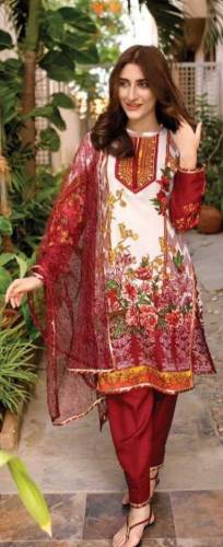 Women Unstitched Printed Suit