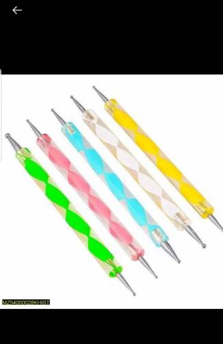 5 pes 2 way nail tool girls 