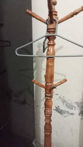 Towel and clothes stand wooden 