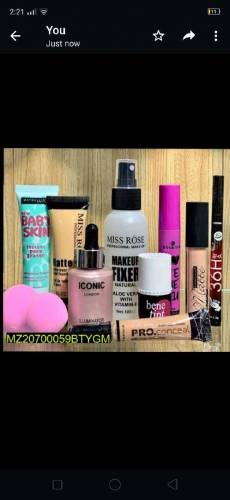 10 set of makeup