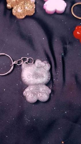 Handmade resin keychain 