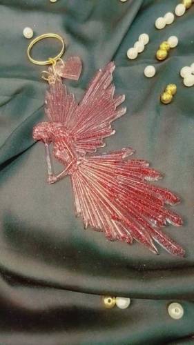 Handmade resin keychain 