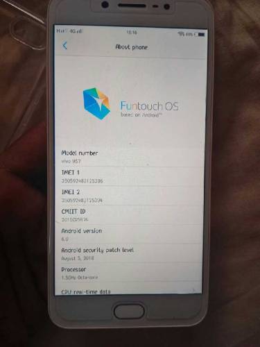 vivo y67 used