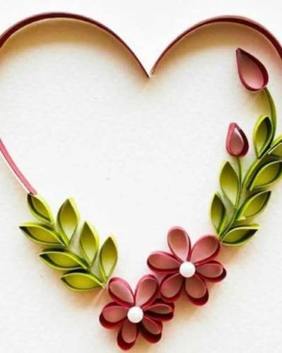 handmade heart shape cards