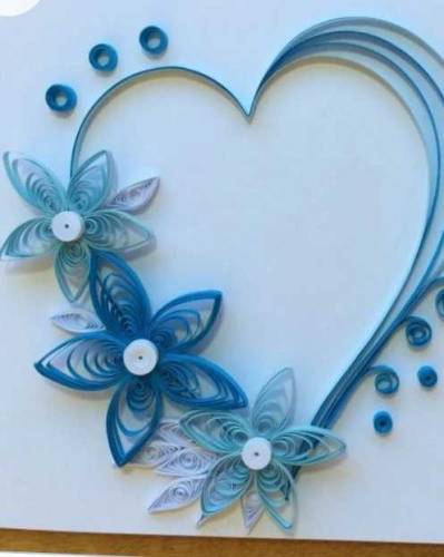 handmade heart shape cards