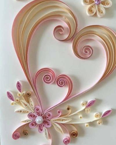 handmade heart shape cards