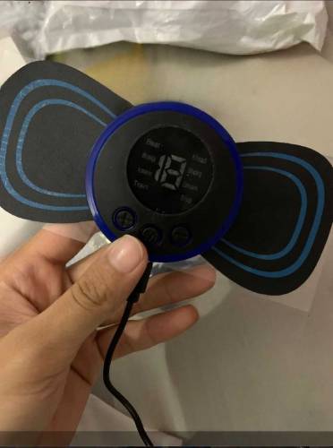 Portable Mini Neck Massager EMS Massage Patch for Muscle Pain Relief