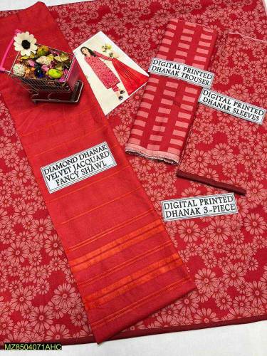 •  Fabric: Dhanak•  Pattern: Printed•  Shirt: Printed•  Trouser: Print