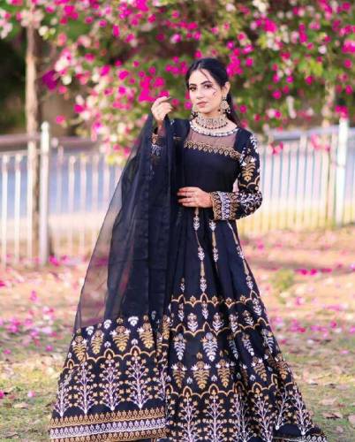 women 3pc printed silk katan maxi / cash on delivery 