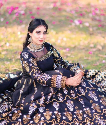 women 3pc printed silk katan maxi / cash on delivery 