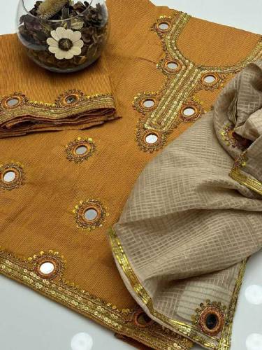 mirror work gota 3 pis drss