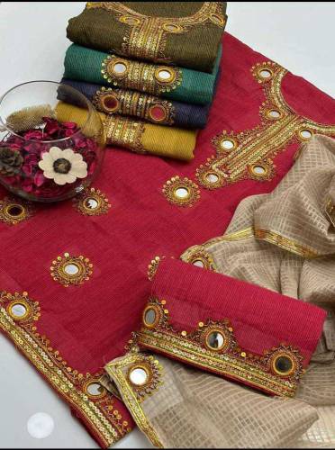 mirror work gota 3 pis drss