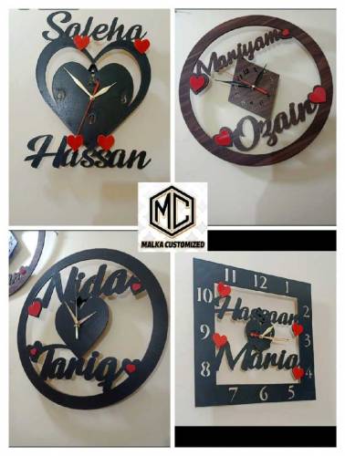 Clock personalised