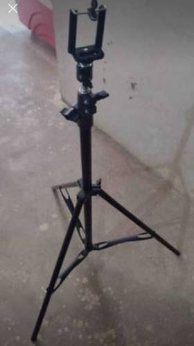 Trypood stand with mobile holder and boya mic for mobile