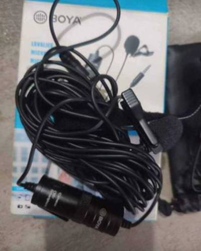 Trypood stand with mobile holder and boya mic for mobile