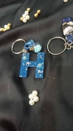 Handmade resin keychain 