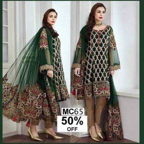 Heavy Embroidered Dresses Stiched & Unstich