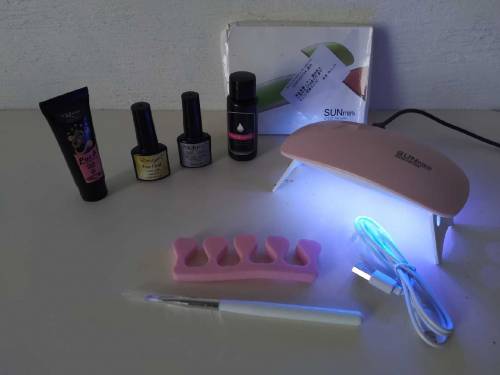 uvlamp nail kit