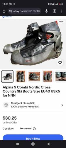 alpina shoes size 42 