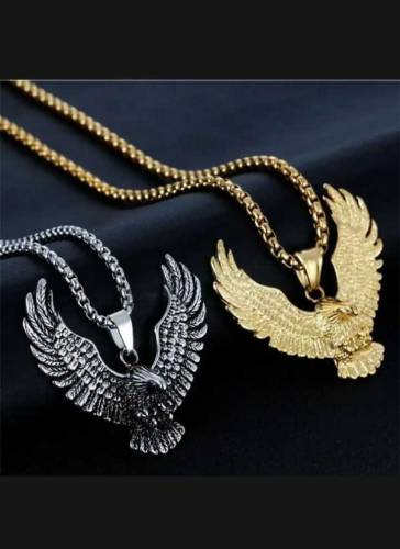 Product details of Silver/Golden Stainless Steel Eagle Locket