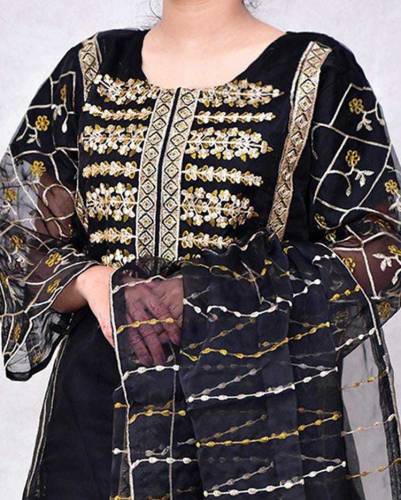 3pc women's suit silk katan شادیوں کے لیے بہترین تحفہ 