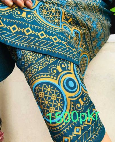 3 Pcs Katan Silk Gown