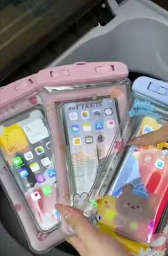 100% Water Proof Phone Cover | Touchable | also use for money