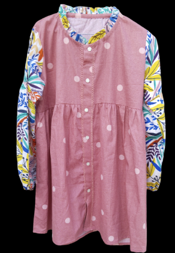 exclusive desighn dresses with medium winter pure cotton two piecetton