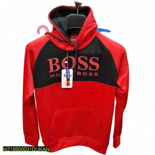 men polyester fleece hoodie
