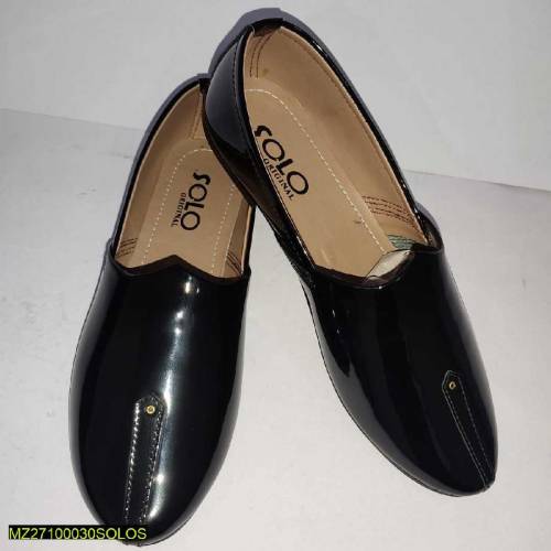 Patent handmade shoes for man