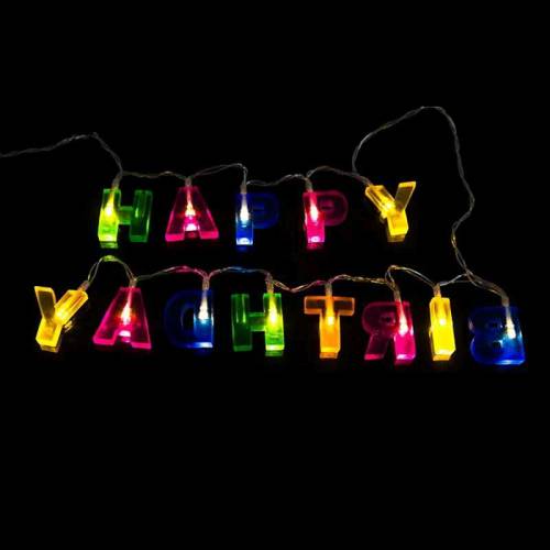Birthday name with  lights