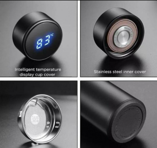 Temperature Bottle With LED Display 500Ml