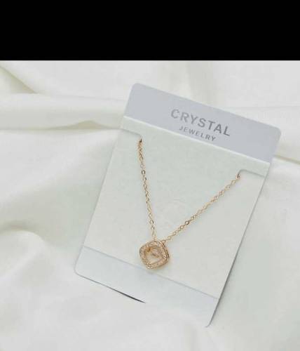 Alloy gold zirconi stone pendant 