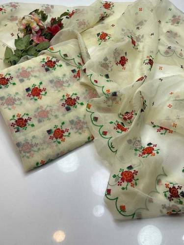 women's Embroided 2pc khaadi unstitched dress