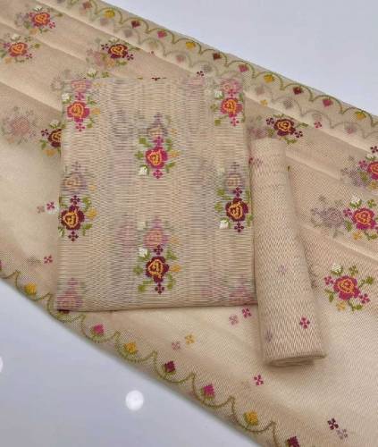 women's Embroided 2pc khaadi unstitched dress