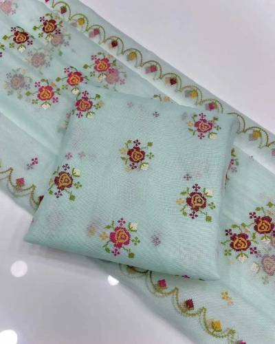 women's Embroided 2pc khaadi unstitched dress