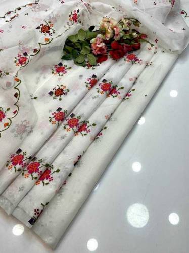 women's Embroided 2pc khaadi unstitched dress