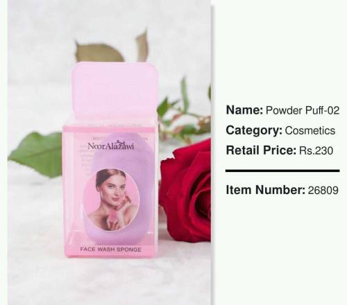 Powder Puff-02Material: SpongeColor: Random.