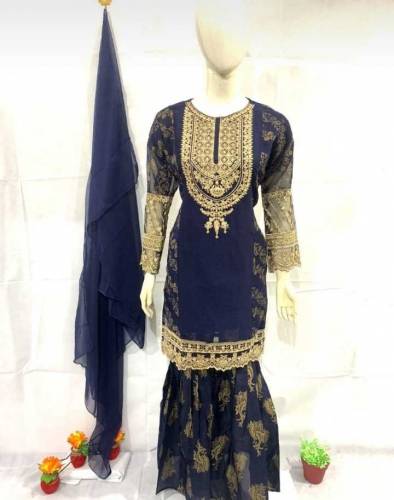 3pc organza suit 