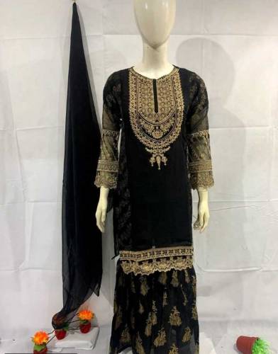 3pc organza suit 