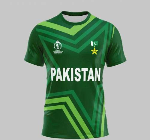 1 Pc Men Stitched Pakistan Cricket T Shirt