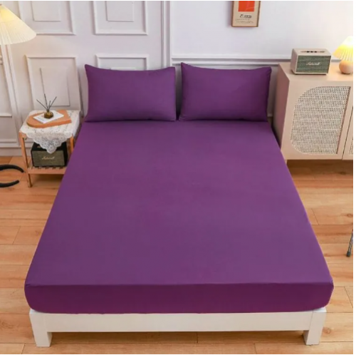 Stretch Jersey Fitted Bed Sheet 100% cotton mattaress cover 